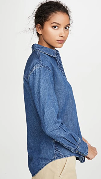 Shop Ayr Big Boy Denim Shirt In Lonesome Dove