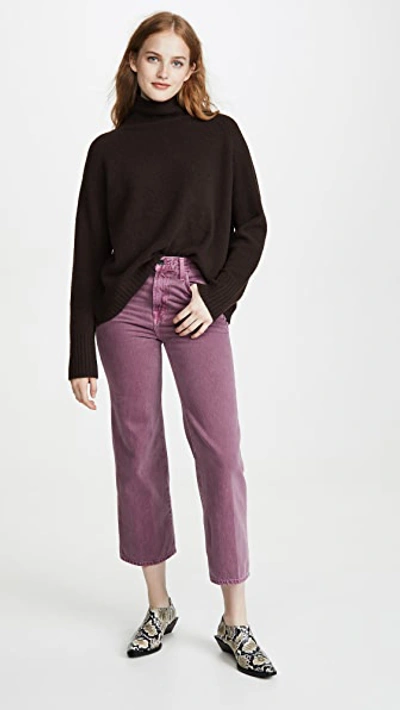 Shop J Brand Joan High Rise Crop Jeans In Baroness