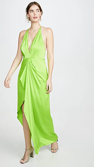 Shop Manning Cartell Australia Game Changer Maxi Dress In Neon Green