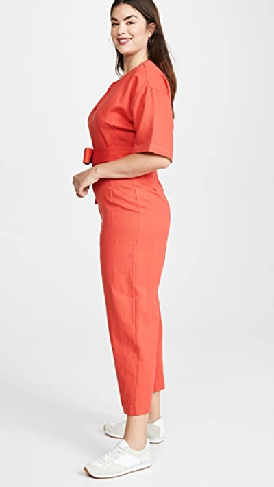 Shop Apiece Apart Champeta Jumpsuit In Red