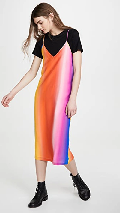 Shop Etre Cecile Rainbow Eleonore Dress In Multi