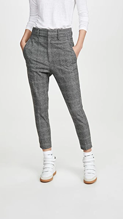 Isabel Marant Étoile Noah Trousers In Anthracite Color In Multi | ModeSens