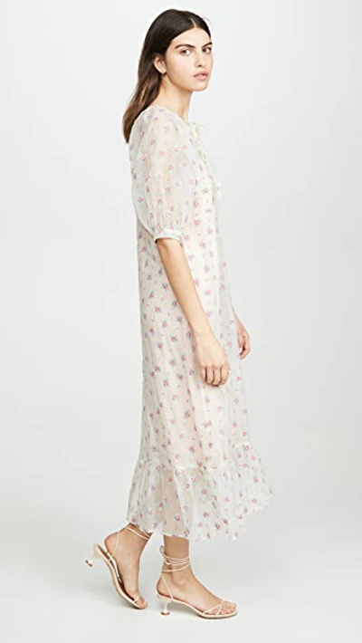 Shop Capulet Izzy Midi Dress In Sheer Rosebud