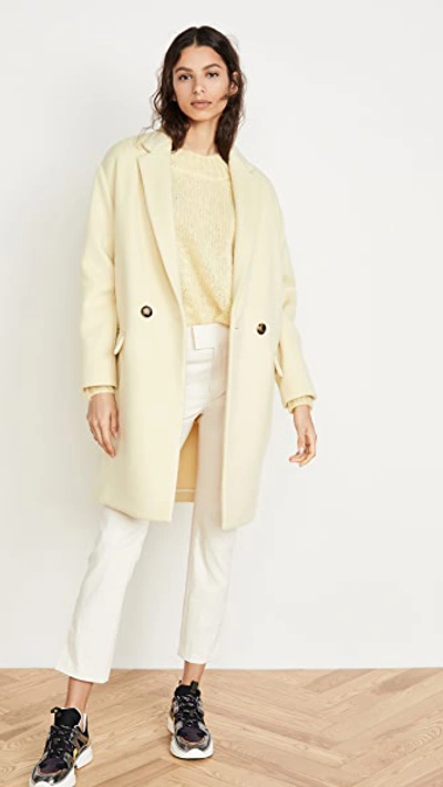 Shop Isabel Marant Filipo Jacket In Light Yellow