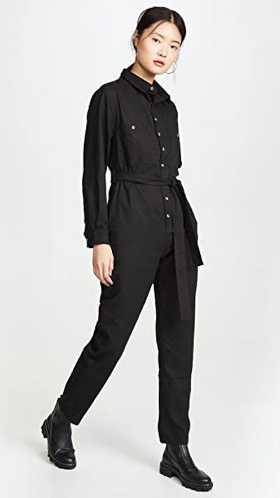 Shop Rolla's Horizon Boiler Suit In Black