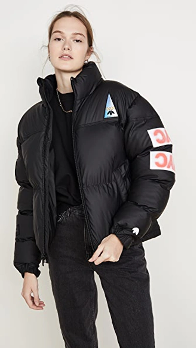 Adidas Originals By Alexander Wang Black Flex2club Puffer Jacket | ModeSens