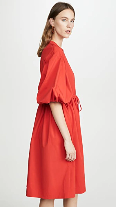 Shop Stine Goya India Dress In Red