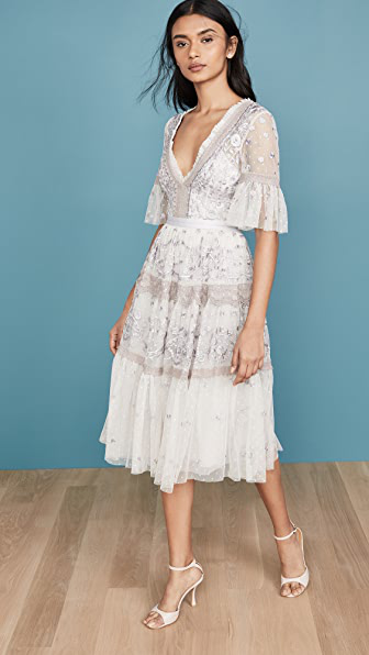 lace periwinkle dress