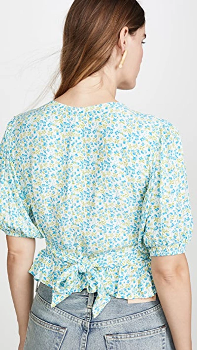 Shop Faithfull The Brand Mona Top In Tilde Floral Print