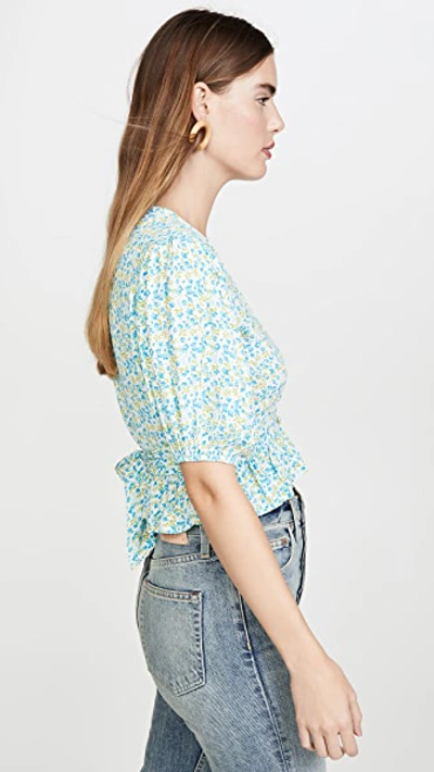 Shop Faithfull The Brand Mona Top In Tilde Floral Print