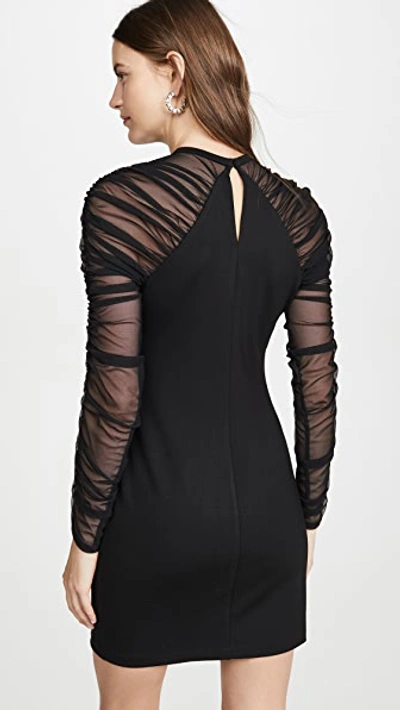 Shop Amanda Uprichard Shandi Dress In Black