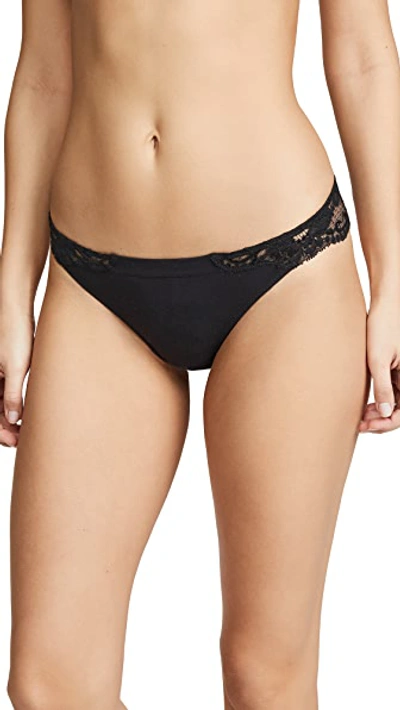 Shop La Perla Souple Thong Nero