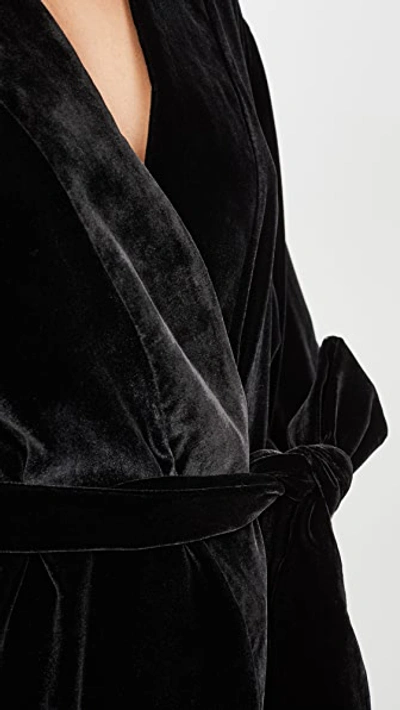 Shop Kiki De Montparnasse Robe In Black
