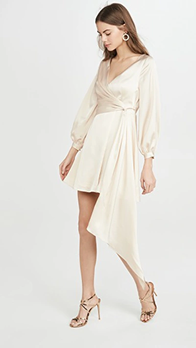 Shop Fame And Partners The Eccles Dress In Champagne