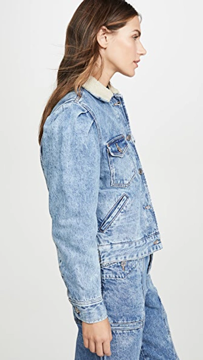 Shop Isabel Marant Étoile Nolinea Jacket In Ice Blue