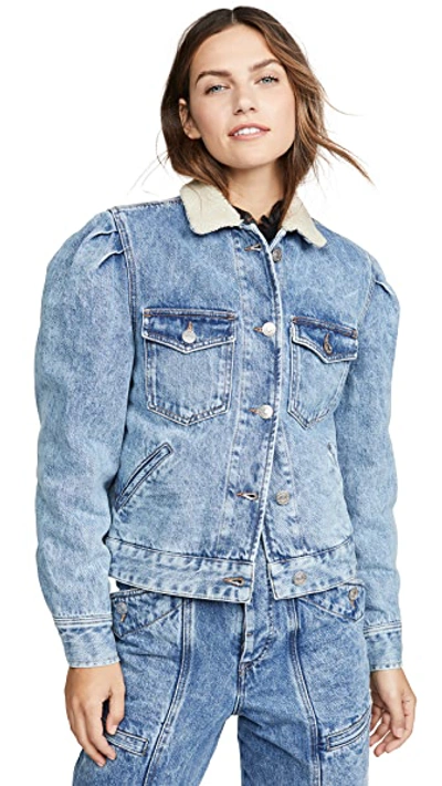 Shop Isabel Marant Étoile Nolinea Jacket In Ice Blue