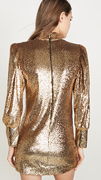 alc christy sequin mini dress