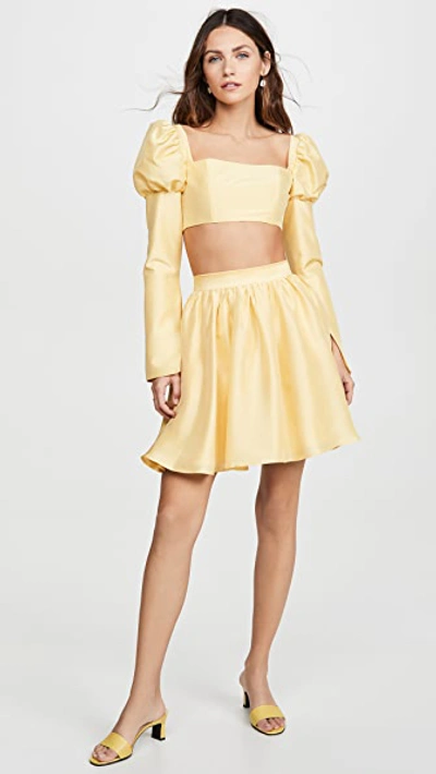 Shop Macgraw Canary Top In Butter