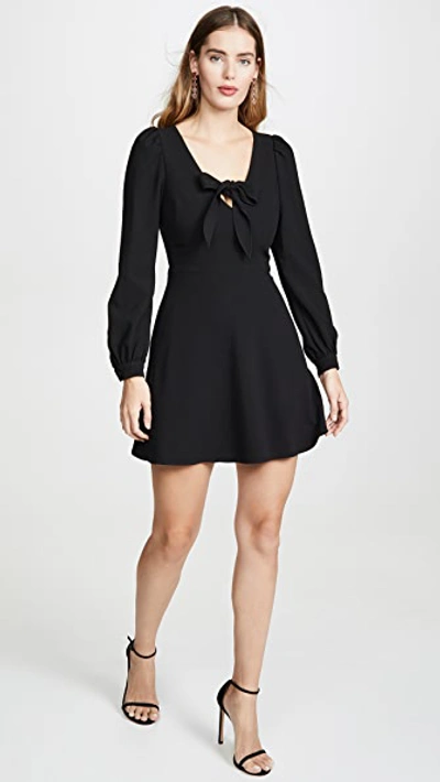 Shop Black Halo Ellen Mini Dress In Black