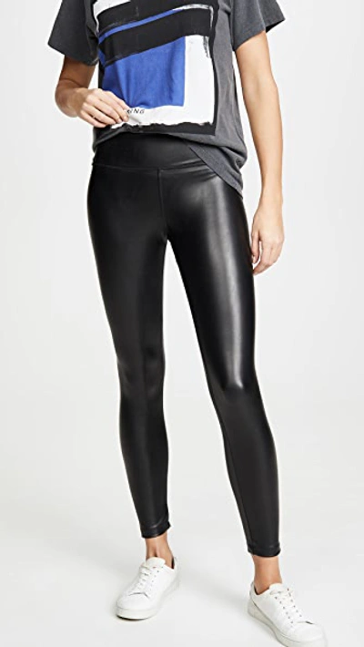 Shop David Lerner Elliot High Waist Leggings In Classic Black