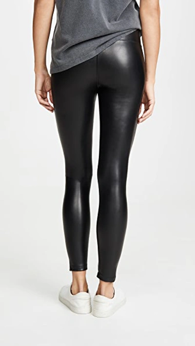 Shop David Lerner Elliot High Waist Leggings In Classic Black