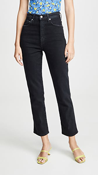 agolde pinch waist jeans pepper
