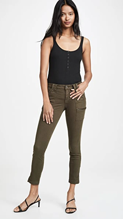 Shop Joie Park Skinny Utility Cargo Pants In Fatigue