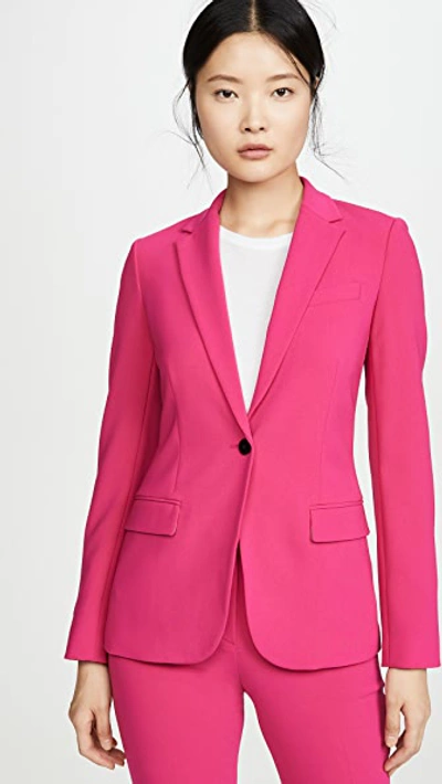 Shop Theory Staple Blazer B In Magenta