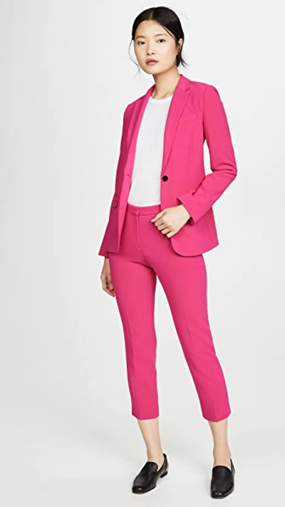 Shop Theory Staple Blazer B In Magenta