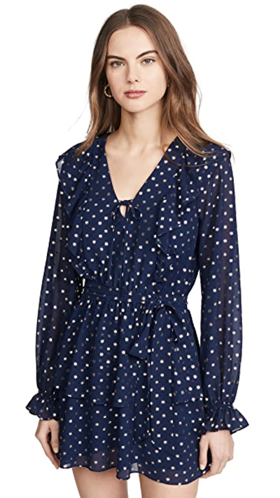 Shop Yumi Kim West Village Dress In Hot Spot Navy