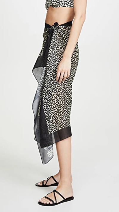 Shop Solid & Striped Leopard Pareo