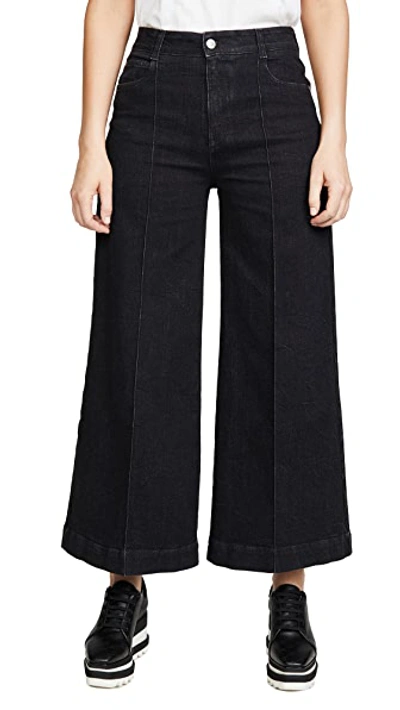 Shop Stella Mccartney Denim Organic Ext. Black Comf In Extreme Black