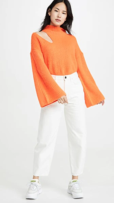 Shop Beaufille Forero Sweater In Neon Orange