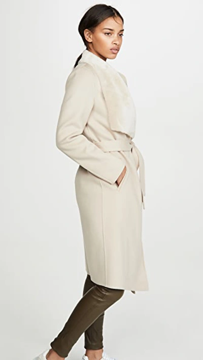 Shop Mackage Sybil Coat In Sand