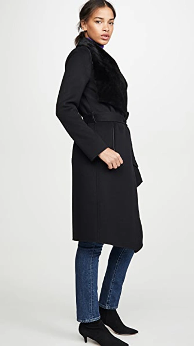 Shop Mackage Sybil Coat In Black