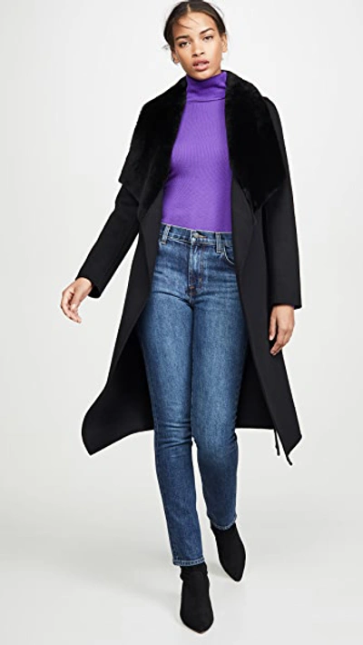 Shop Mackage Sybil Coat In Black