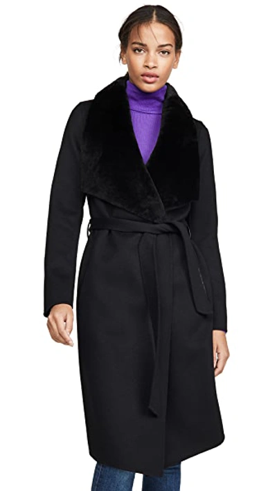 Shop Mackage Sybil Coat In Black