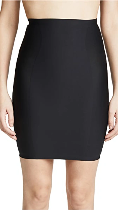 Shop Yummie High Waist Skirt Slip In Black