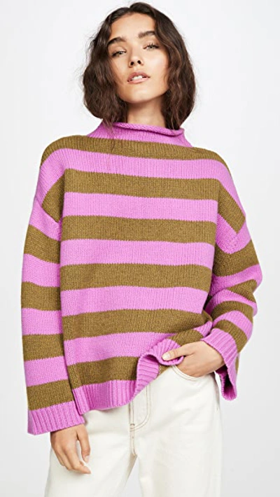 Shop Demylee Minnie Sweater In Iris/fern