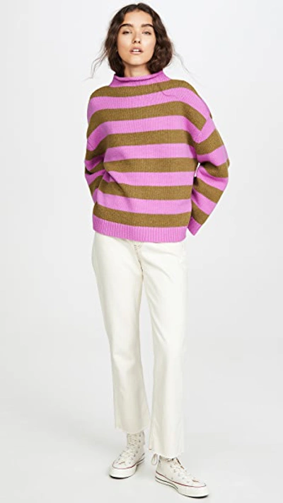 Shop Demylee Minnie Sweater In Iris/fern