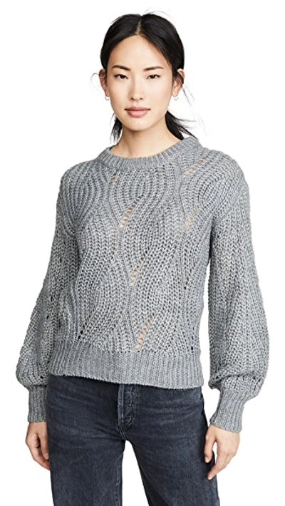 Shop Astr Dora Sweater In Heather Grey