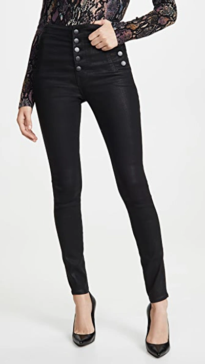 J Brand Natasha Sky-high Cropped Skinny Jeans In Bellatrix Destruct |  ModeSens
