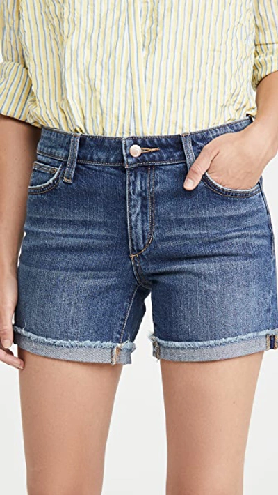 Shop Joe's Jeans Cuffed Cutoff Shorts In Jones