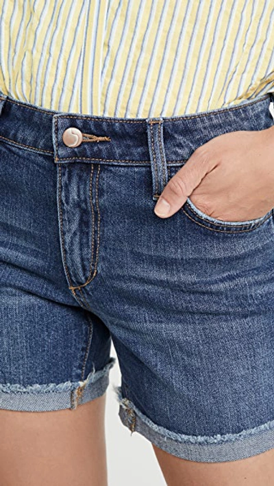 Shop Joe's Jeans Cuffed Cutoff Shorts In Jones