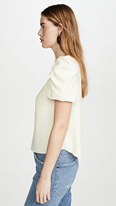 Shop Amanda Uprichard Merris Top In Ivory