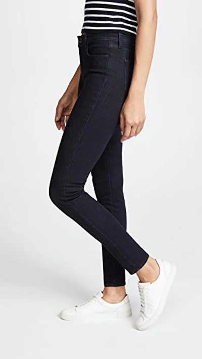 Shop L Agence Marguerite High Rise Skinny Jeans In Eclipse
