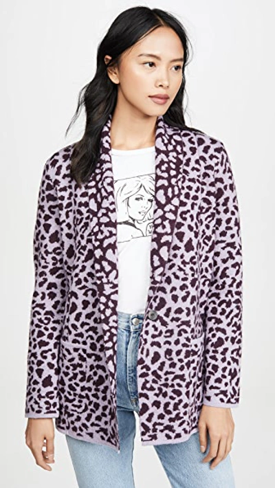 Shop Nation Ltd Kelly Blazer In Psychedelic Leopard