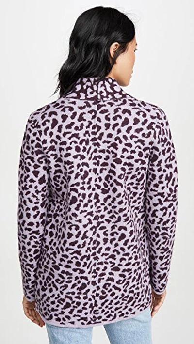 Shop Nation Ltd Kelly Blazer In Psychedelic Leopard