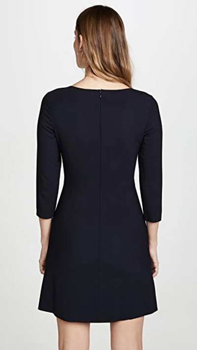 Shop Theory Kamillina Dress In Deep Navy