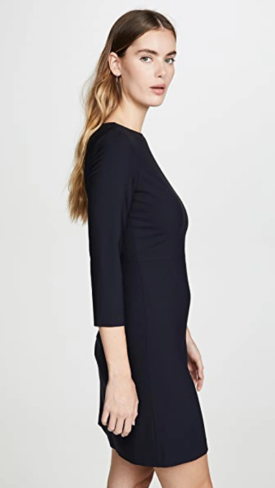 Shop Theory Kamillina Dress In Deep Navy